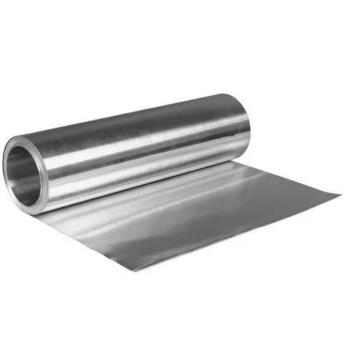Silver 100 Meter Aluminium Foil Roll, for Food Packaging
