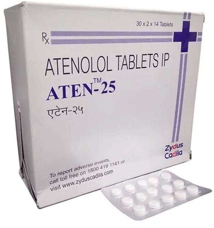 Aten Tablets 25 Mg, Grade : Medicine Grade