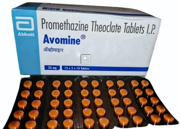 Avomine Tablets 25 Mg