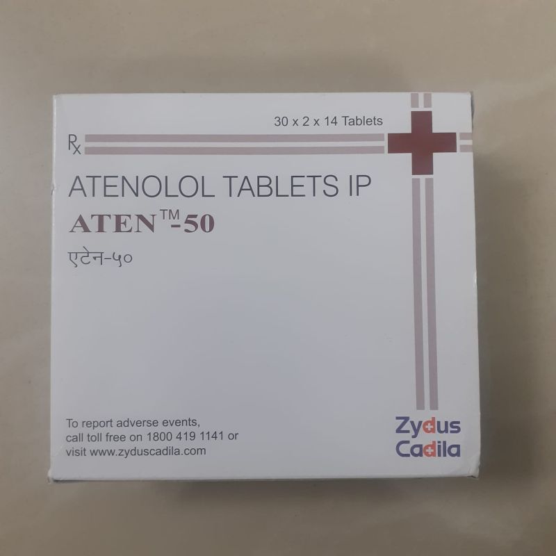 Aten Tablets 50 Mg, Grade : Medicine Grade