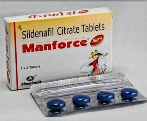 Mankind Manforce Tablets 50 Mg, Packaging Type : Strips