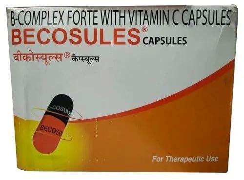 Becosules Capsules, Packaging Size : 4x5 Tablets
