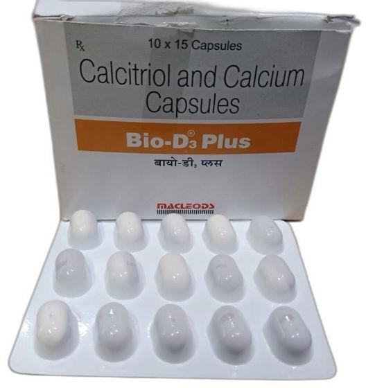 Bio D3 Plus Capsules, Packaging Type : Strip