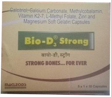 Bio D3 Strong Capsules, Grade Standard : Medicine Grade