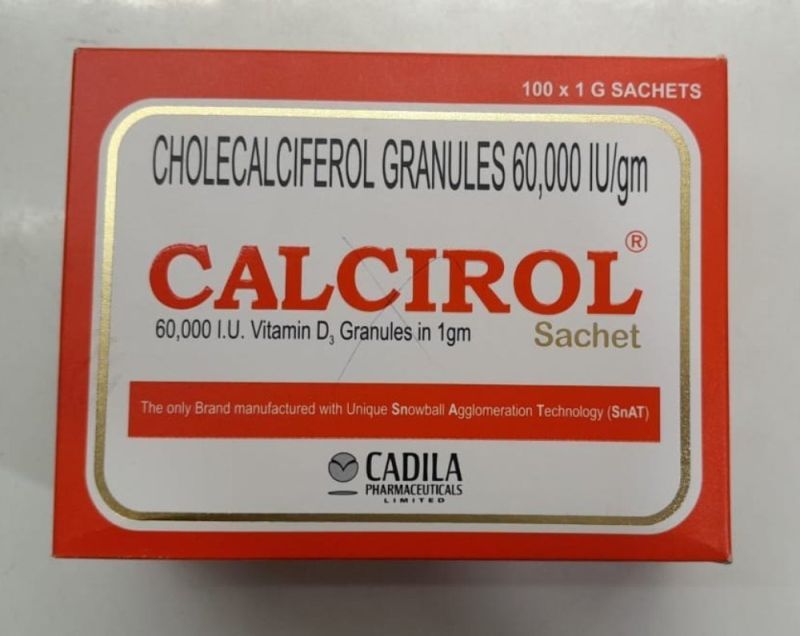 Calcirol Sachet, Packaging Type : Box
