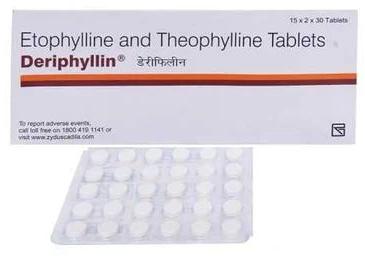 Deriphyllin Tablets, For Anxiety, Packaging Type : Blister