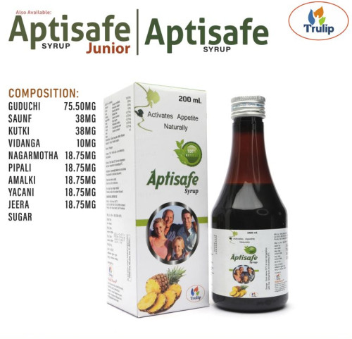 Aptisafe Appetizer Syrup, Packaging Type : Plastic Bottle at Best Price ...