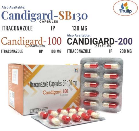 Itraconazole 100mg Capsules, Packaging Type : Strips