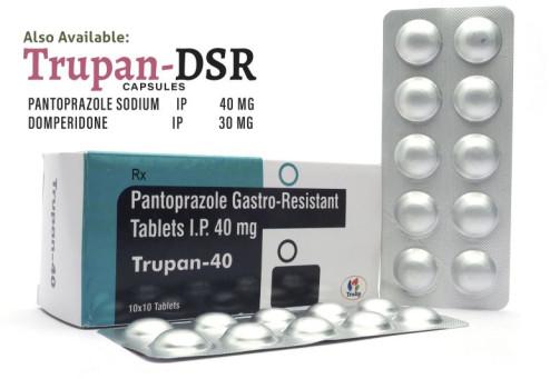 Pantoprazole Gastro-Resistant 40mg Tablets, Packaging Type : Box