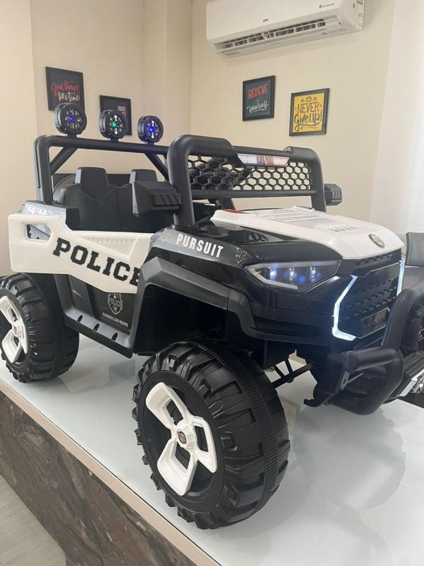 Battery Operated Kids Police Jeep, Seating Capacity : 2 Seater