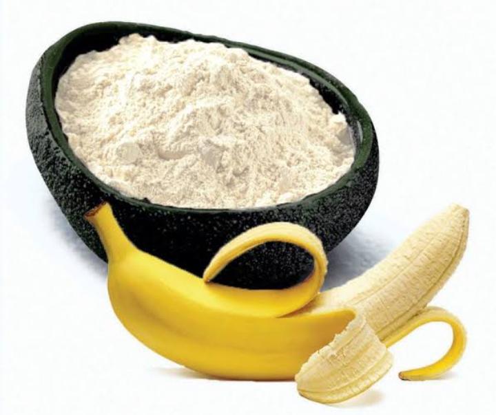 dried banana powder