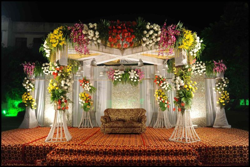 wedding stage decoration service