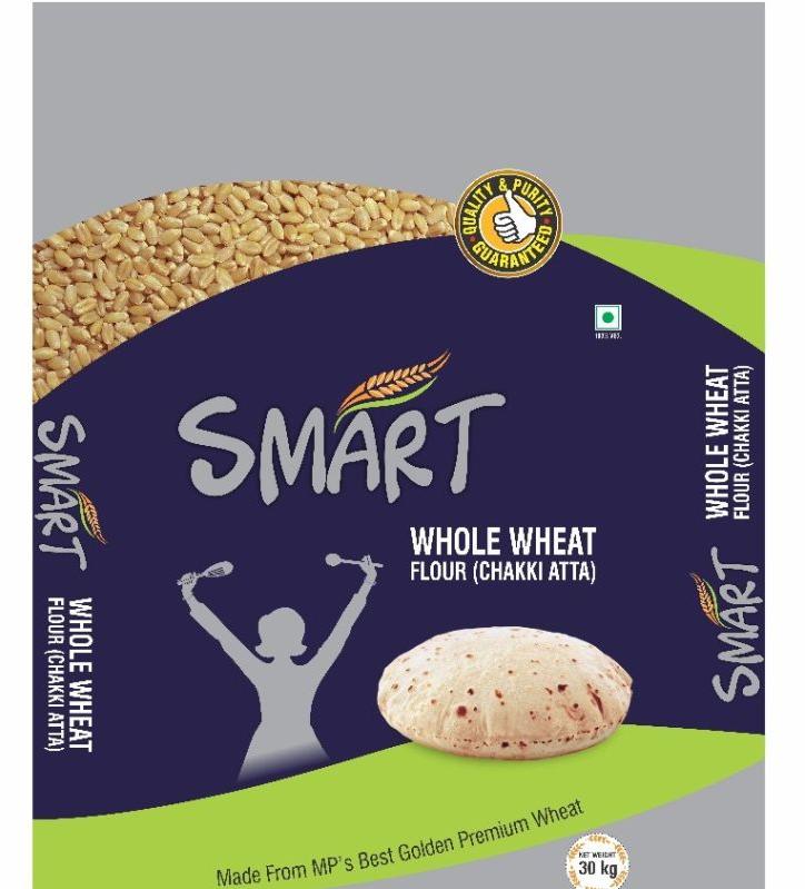 30 Kg Smart Whole Wheat Flour, for Used Making Chapati, Packaging Type : PP Bag