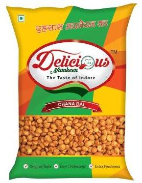 Delicious Chana Dal Namkeen, Packaging Type : Plastic Packet