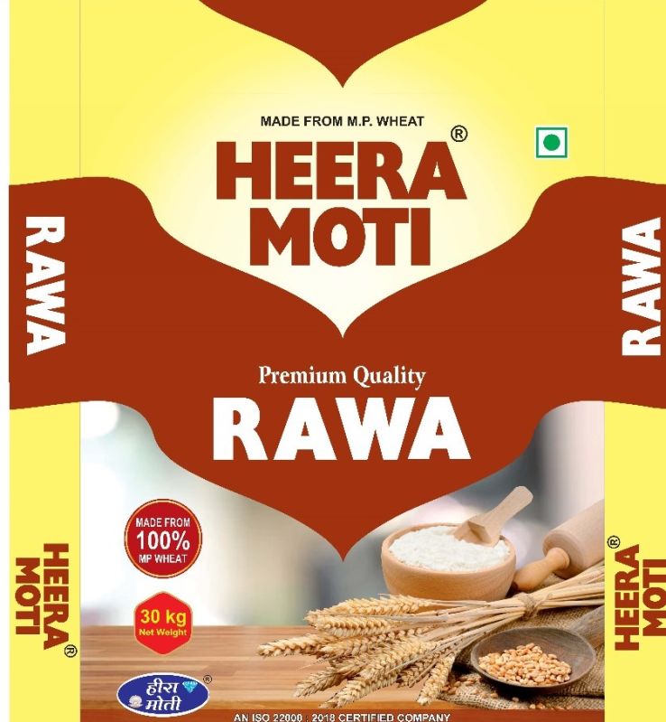 Heera Moti Premium Quality Rawa, Packaging Type : PP Bag