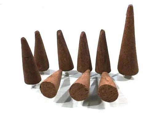 Brown Mogra Dhoop Cones, for Spiritual Use, Packaging Type : Plastic Packets