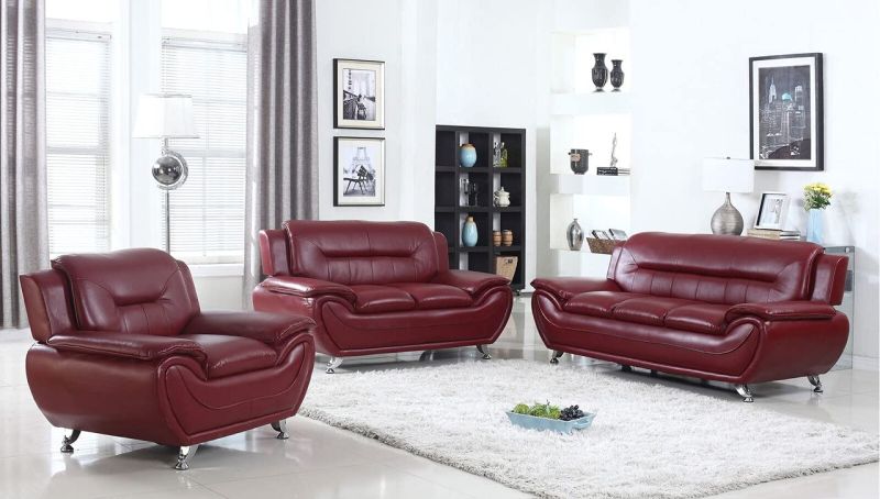 Plain Designer Leather Sofa Set, For Home, Hotel, Feature : Stylish, Quality Tested, High Strength