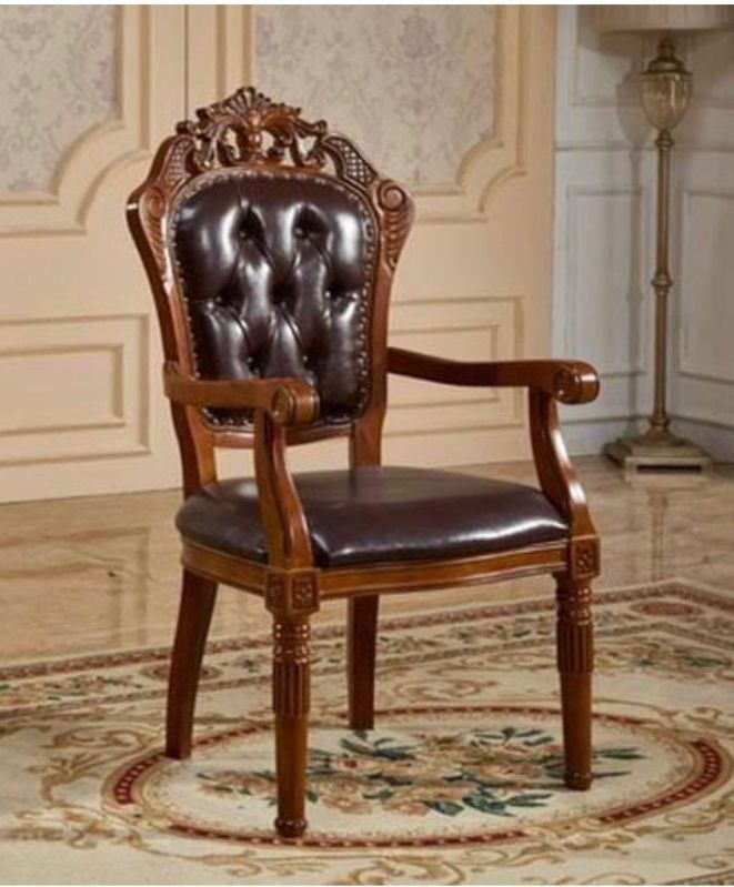Brown Polished Designer Wooden Chair, for Home, Hotel