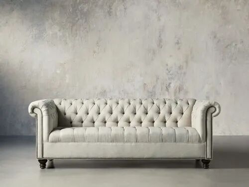 Rectangular Fancy Three Seater Sofa, for Living Room, Frame Material : Wooden