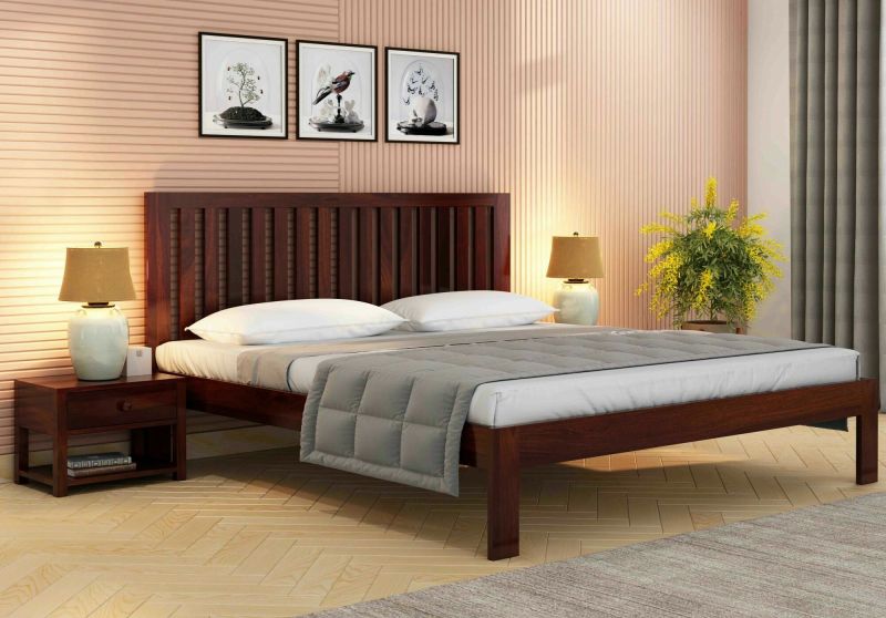 Queen Size Bed Without Storage Box, for Hotel, Home, Specialities : Termite Proof, Fine Finishing