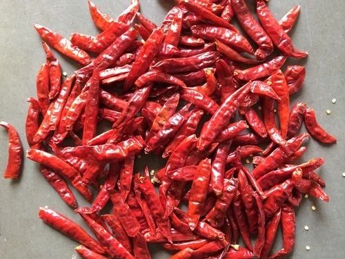 Common Dry Red Chilli, for Cooking, Grade Standard : Food Grade