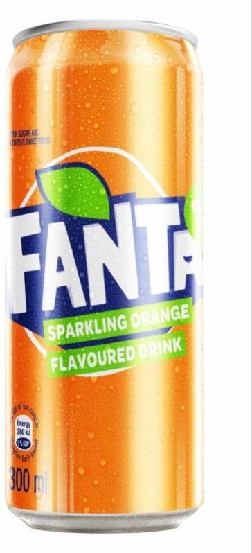 300ml Fanta Soft Drink Can
