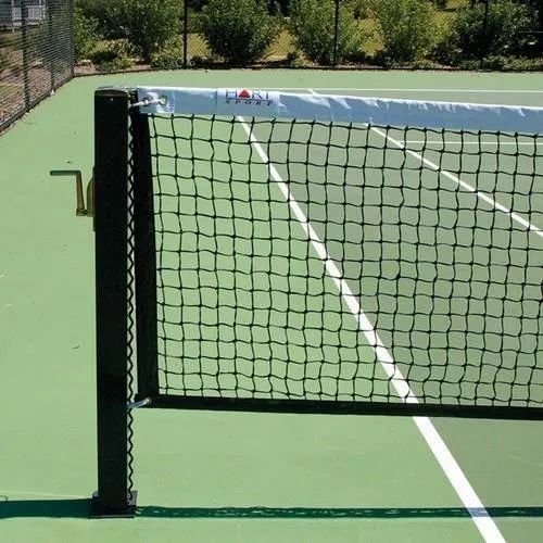Black Mild Steel Tennis Poles