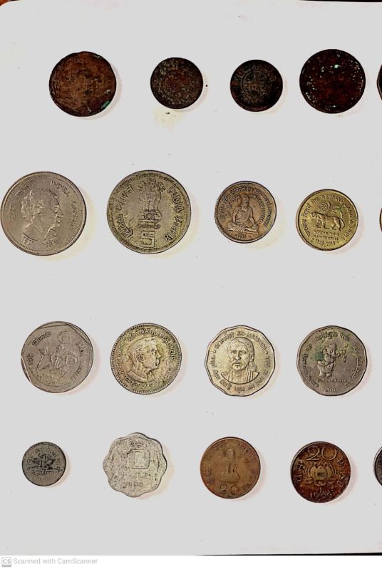 Old Indian coins, for Industrial Use