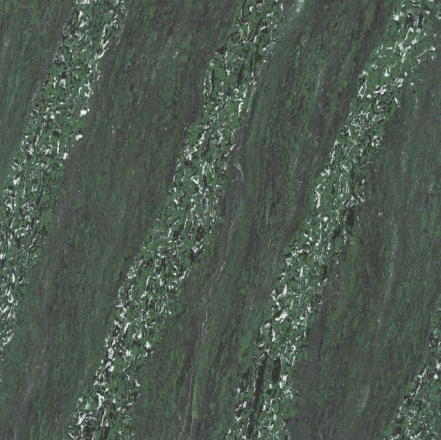 Green Bluetone Ceramic Square Polished Double Charge Porcelain Tiles, for Flooring, Size : 600x600