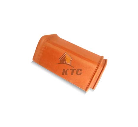 Red KTC Ridge Terracotta Clay Tiles, for Roofing