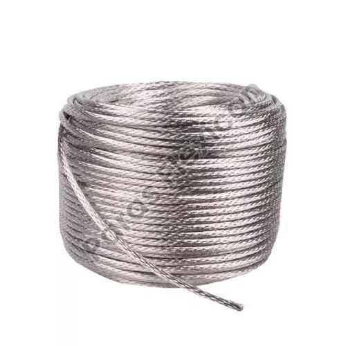 Silver Round Tubular Copper Braid, For Heating, Electric Conductor, Cable Wire