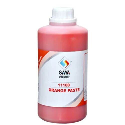 11100 Orange Pigment Paste for Ink, Packaging Type : Plastic Bottle HDPE Drum