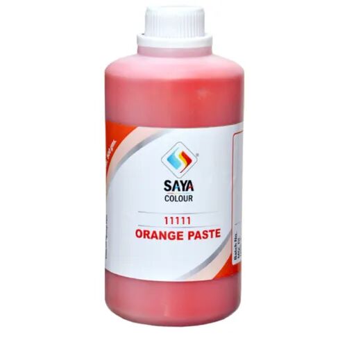 11111 Orange Pigment Paste for Ink, Packaging Type : Plastic Bottle HDPE Drum