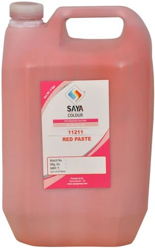 11211 Red Pigment Paste for Ink, Packaging Type : Plastic Bottle HDPE Drum
