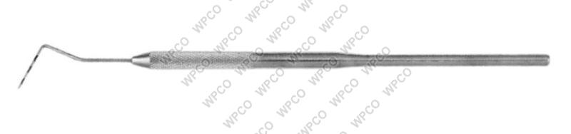 Silver Stainless Steel Dental Probe, For Surgical Use/ Hospital/ Clinic, Packaging Type : Packets Boxes