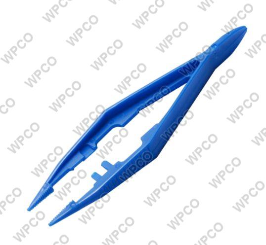 Blue Plastic Tweezers Forceps, for Surgical Use/ Hospital/ Clinic, Packaging Type : Packets Boxes