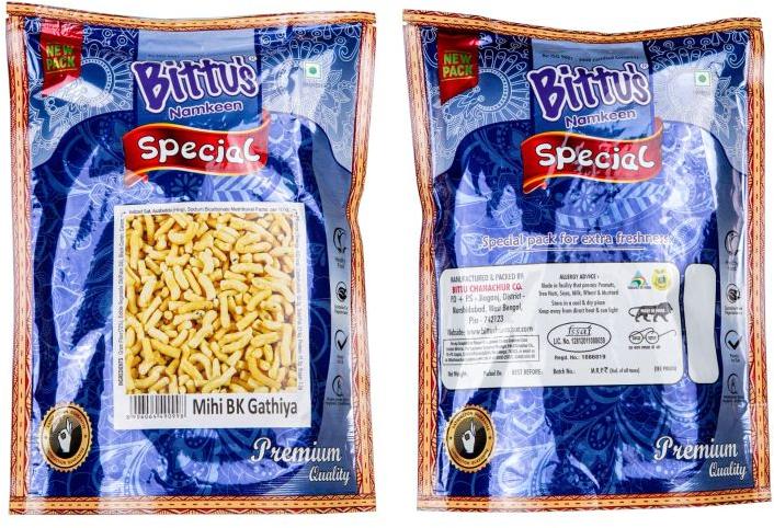Bittu's 170gm Mihi Gathiya Namkeen, for Snacks, Grade Standard : Food Grade