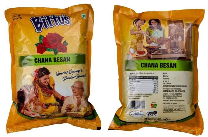 Bittu's Powder 500gm Chana Besan, for Cooking, Packaging Type : Plastic Packets