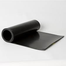 Black Rectangular Synthetic Rubber Sheet, Packaging Type : Roll