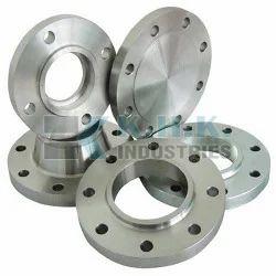 KHK Industries Silver Round Polished Mild Steel Flanges, for Automobile, Size : Multisizes