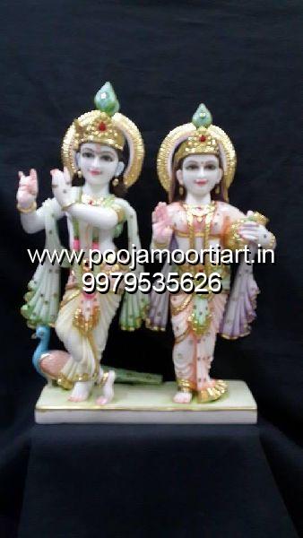 lord radha krishna marble statue (Murti)