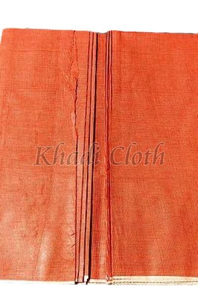 Plain Orange Mulberry Silk Fabric, for Garments