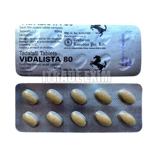 Vidalista 80mg Tablets