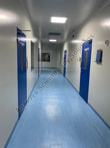 Polished Stainless Steel Modular Cleanroom