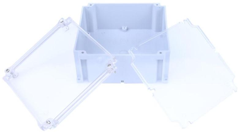 ABS Enclosure 150 X 150 X 70 Mm Clear IP67
