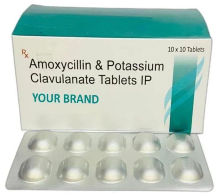 Amoxicillin Potassium Clavulanate Tablet, Packaging Type : Box