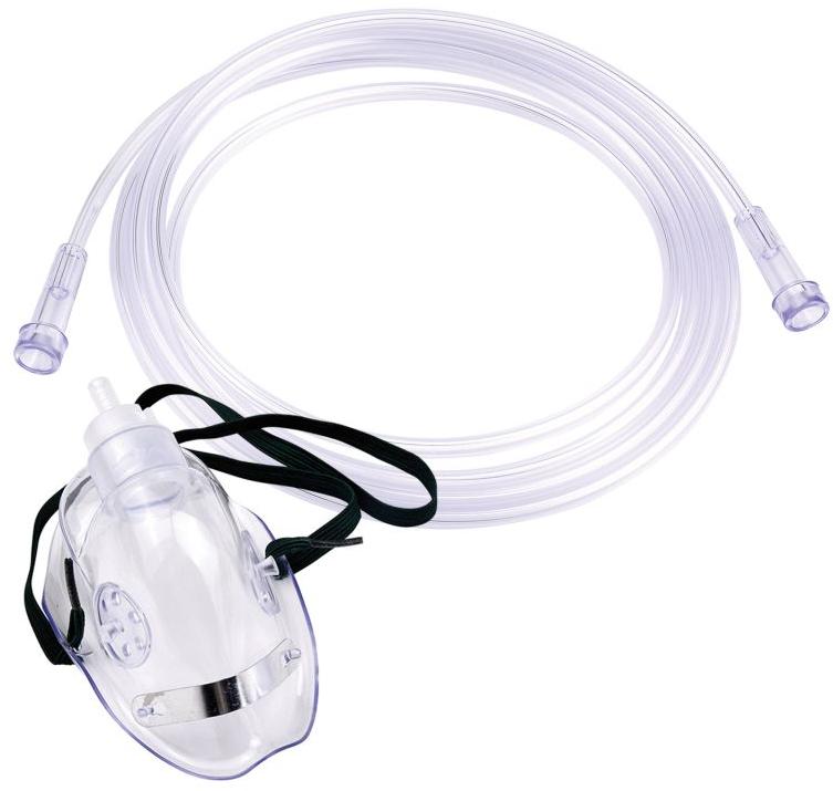 Elastic Headloop Your Brand Oxygen Masks, For Anesthesia, Hospital, Size : Large, Medium, Small.