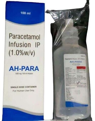 Transparent Liquid Paracetamol Infusion, Packaging Size : 100ml