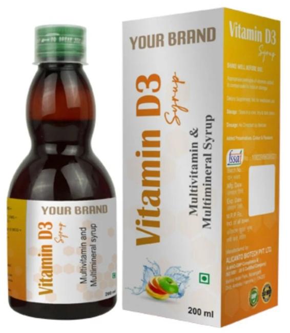 Vitamin D3 Syrup, Grade Standard : Pharm Grade
