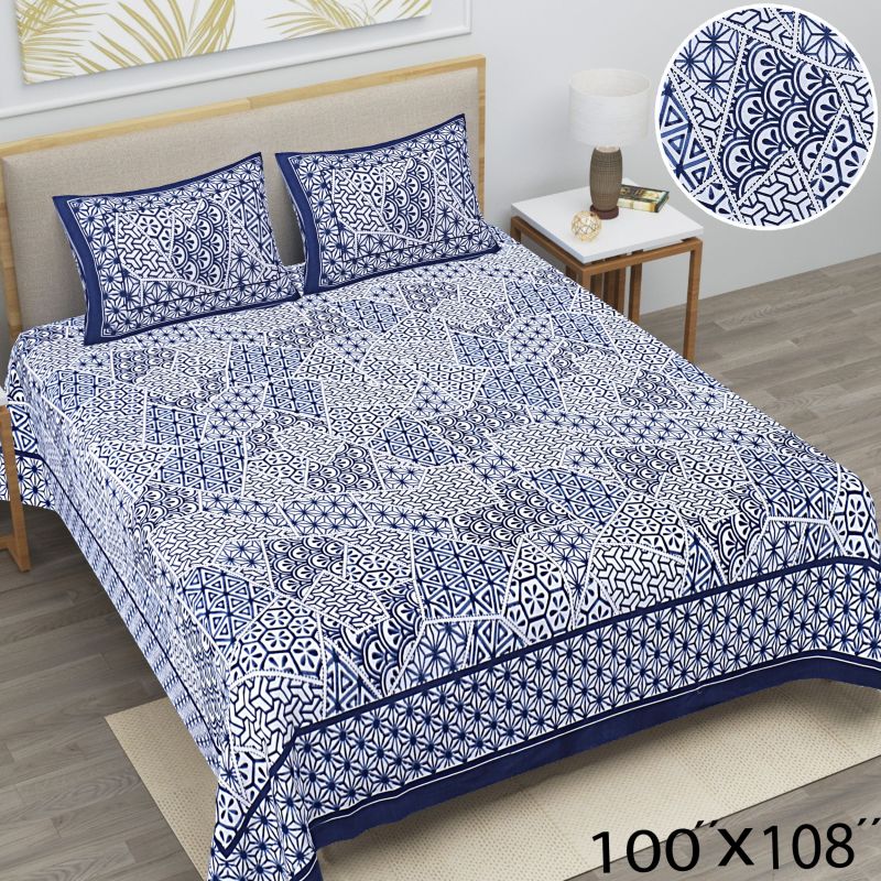 Grace Printed Double Bedsheet
